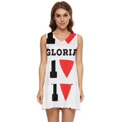 I Love Gloria  Tiered Sleeveless Mini Dress by ilovewhateva