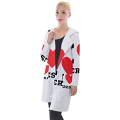 I Love Teresa Hooded Pocket Cardigan by ilovewhateva