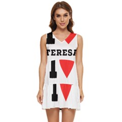 I Love Teresa Tiered Sleeveless Mini Dress by ilovewhateva