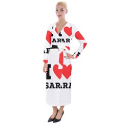 I Love Sara Velvet Maxi Wrap Dress by ilovewhateva