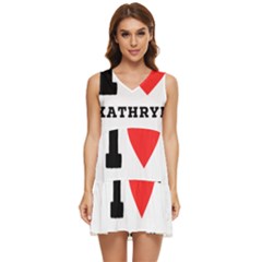 I Love Kathryn Tiered Sleeveless Mini Dress by ilovewhateva