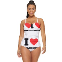 I Love Madison  Retro Full Coverage Swimsuit by ilovewhateva