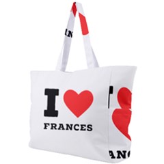 I Love Frances  Simple Shoulder Bag by ilovewhateva