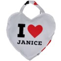 I love janice Giant Heart Shaped Tote View1