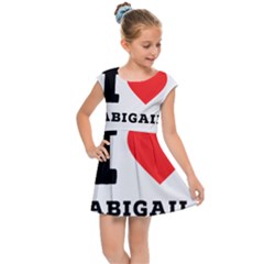 I Love Abigail  Kids  Cap Sleeve Dress by ilovewhateva