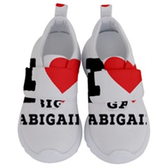 I Love Abigail  Kids  Velcro No Lace Shoes by ilovewhateva