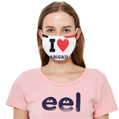 I Love Abigail  Cloth Face Mask (adult) by ilovewhateva