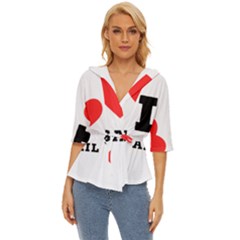 I Love Abigail  Lightweight Drawstring Hooded Top by ilovewhateva