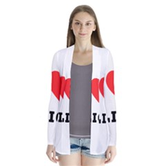 I Love Alice Drape Collar Cardigan by ilovewhateva