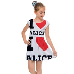 I Love Alice Kids  Cap Sleeve Dress by ilovewhateva