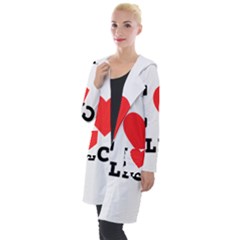 I Love Alice Hooded Pocket Cardigan by ilovewhateva