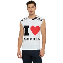 I Love Sophia Men s Raglan Cap Sleeve Tee by ilovewhateva