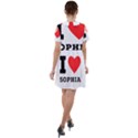 I love sophia Short Sleeve Shoulder Cut Out Dress  View2