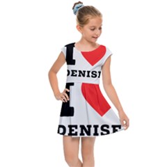 I Love Denise Kids  Cap Sleeve Dress by ilovewhateva