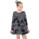 Modern Tribalism Elegance Print Kids  Long Sleeve Dress View1