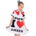 I love amber Kids  Short Sleeve Shirt Dress View1