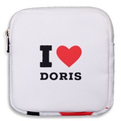 I Love Doris Mini Square Pouch by ilovewhateva