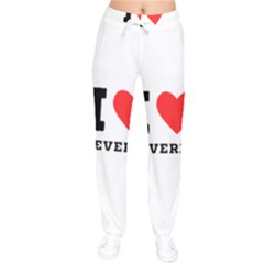 I Love Beverly Women Velvet Drawstring Pants by ilovewhateva