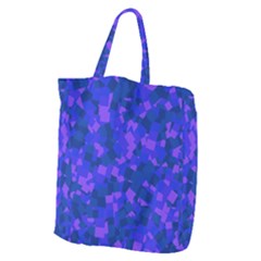 Cold Colorful Geometric Abstract Pattern Giant Grocery Tote by dflcprintsclothing