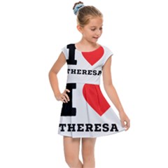 I Love Theresa Kids  Cap Sleeve Dress by ilovewhateva