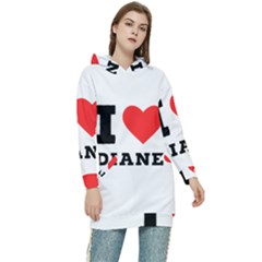 I Love Diane Women s Long Oversized Pullover Hoodie by ilovewhateva