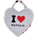 I love natalie Giant Heart Shaped Tote View1