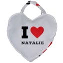 I love natalie Giant Heart Shaped Tote View2