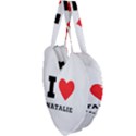 I love natalie Giant Heart Shaped Tote View3