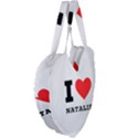 I love natalie Giant Heart Shaped Tote View4