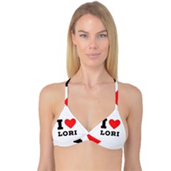 I Love Lori Reversible Tri Bikini Top by ilovewhateva