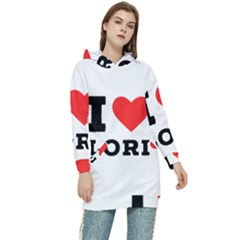 I Love Lori Women s Long Oversized Pullover Hoodie by ilovewhateva