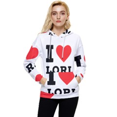 I Love Lori Women s Lightweight Drawstring Hoodie by ilovewhateva