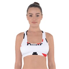 I Love Philip Cross Back Sports Bra by ilovewhateva