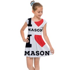 I Love Mason Kids  Cap Sleeve Dress by ilovewhateva