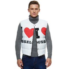 I Love Russell Men s Short Button Up Puffer Vest	 by ilovewhateva