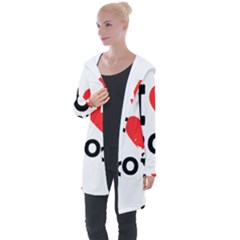 I Love Roy Longline Hooded Cardigan by ilovewhateva