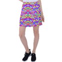 Colorful Trendy Chic Modern Chevron Pattern Tennis Skirt View1