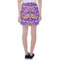 Colorful Trendy Chic Modern Chevron Pattern Tennis Skirt View2