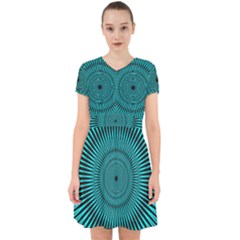 Illusion Geometric Background Adorable In Chiffon Dress by Jancukart