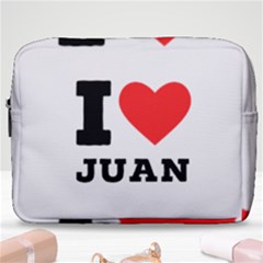 I Love Juan Make Up Pouch (large) by ilovewhateva