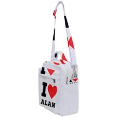 I Love Alan Crossbody Day Bag by ilovewhateva