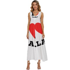 I Love Alan V-neck Sleeveless Loose Fit Overalls by ilovewhateva