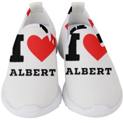 I Love Albert Kids  Slip On Sneakers by ilovewhateva