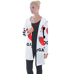 I Love Logan Longline Hooded Cardigan by ilovewhateva