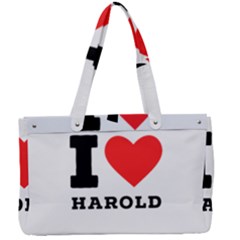 I Love Harold Canvas Work Bag by ilovewhateva