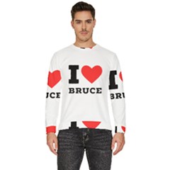 I Love Bruce Men s Fleece Sweatshirt by ilovewhateva