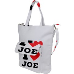 I Love Joe Shoulder Tote Bag by ilovewhateva