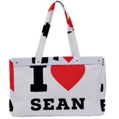 I Love Sean Canvas Work Bag by ilovewhateva