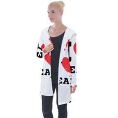 I Love Sean Longline Hooded Cardigan by ilovewhateva