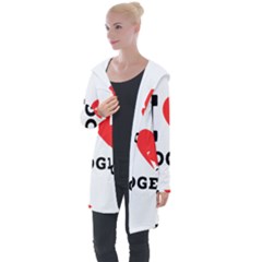 I Love Roger Longline Hooded Cardigan by ilovewhateva